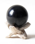 Black Tourmaline Sphere with Tripod by Tiny Rituals