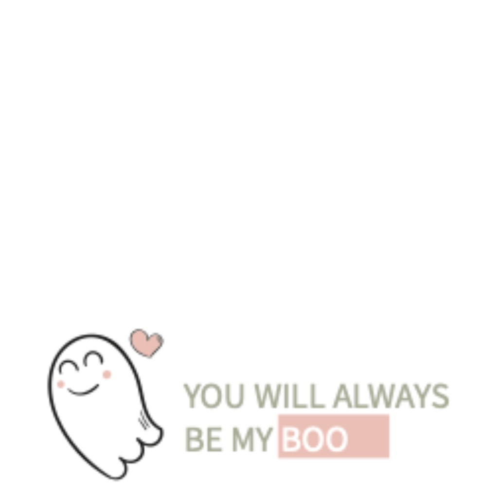 Notecard - You will always be my BOO