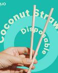 Coconut Drinking Straws by EQUO