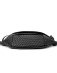 The Riley | Woven Leather Sling Bag by Babs+Birdie