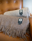 Alpaca Wool Throw Blanket - Solid Colors by Alpaca Threadz