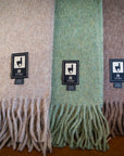 Alpaca Wool Throw Blanket - Solid Colors by Alpaca Threadz