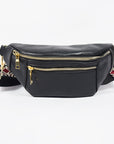 The Soho | Dual Zipper Sling Bag by Babs+Birdie