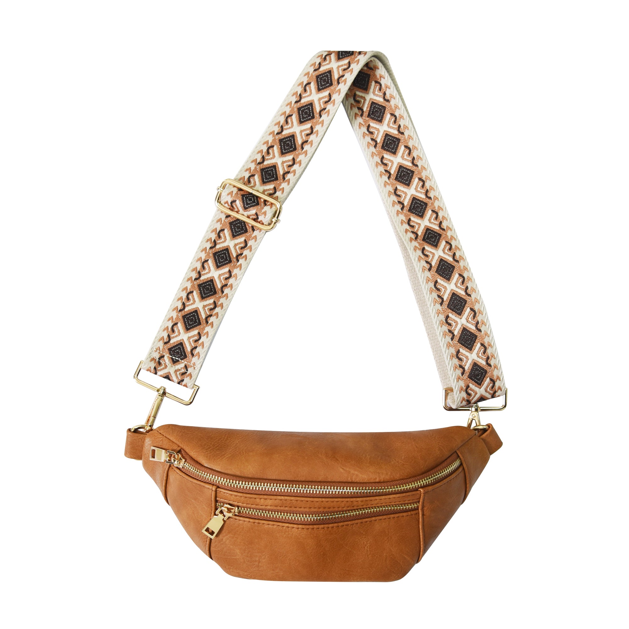 The Soho | Dual Zipper Sling Bag by Babs+Birdie