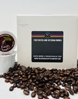 Full City Roast (Med-Dark) Coffee Pods by fire grounds coffee company