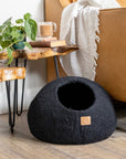 Night Black | Round Style Cave by Fuzzy Cove