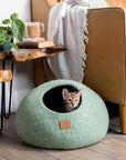 Eucalyptus Green | Round Style Cave by Fuzzy Cove