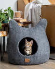 Stone Gray | Ear Style Cave by Fuzzy Cove