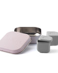 GrowBento: All Ages Bento Box - Cotton Candy + Dove Grey by Miniware