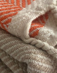 Pipa Sustainable Hand-loomed Throw Blanket - Beige by Eco Hilana