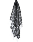 Pure Series: Sustainable Turkish Towel - Black by Eco Hilana