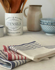 Sustainable Kayseri Tablecloth Set - Blue by Eco Hilana