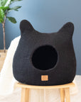 Night Black | Ear Style Cave by Fuzzy Cove