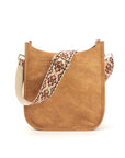 The Sailor | Zippered Crossbody Bag (Camel) - Pick Your Strap by Babs+Birdie