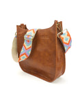 The Sailor | Zippered Crossbody Bag (Brown) - Pick Your Strap by Babs+Birdie