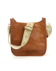 The Sailor | Zippered Crossbody Bag (Brown) - Pick Your Strap by Babs+Birdie