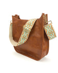 The Sailor | Zippered Crossbody Bag (Brown) - Pick Your Strap by Babs+Birdie