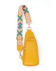 The Arden Sling Bag with Guitar Strap | Mustard by Babs+Birdie