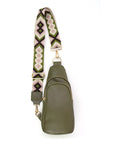 The Arden Sling Bag with Guitar Strap | Olive by Babs+Birdie