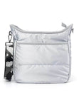 The Carina Puffer Crossbody - Silver by Babs+Birdie