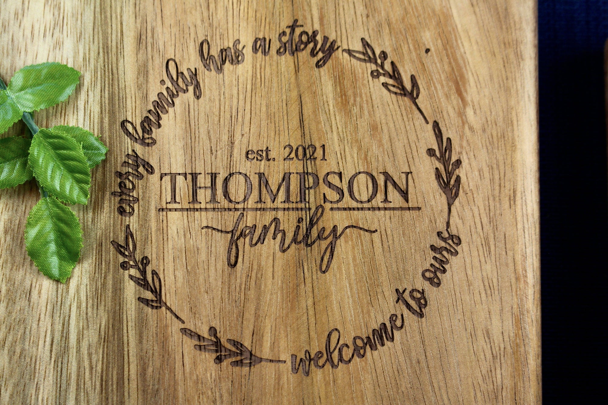 Large Live Edge Bowl - Anniversary Engraving by Tuckahoe Hardwoods