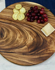 Medium Round Charcuterie Board by Tuckahoe Hardwoods