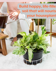 The Houseplant GROW Bundle (Plant Food + ProBiotics + Watering Can) by Instant Plant Food