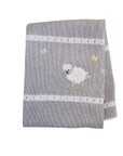 Lamb Baby Blanket, Grey by Melange Collection