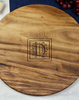 Medium Round Charcuterie Board by Tuckahoe Hardwoods