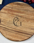 Small Round Charcuterie Board by Tuckahoe Hardwoods