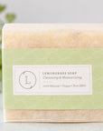 Lemongrass Natural Soap Bar, Handmade Body Soap Gift