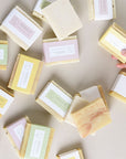 Set of  6 Handmade cold process ,Natural Soap Bars in gift Set box