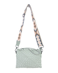 The Bella Woven Neoprene Crossbody - Gray by Babs+Birdie