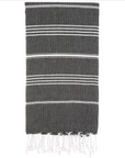 Pure Series: Sustainable Turkish Towel - Black by Eco Hilana