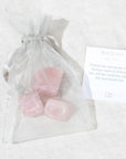 Rose Quartz Stone Set by Tiny Rituals