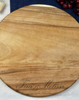 Medium Round Charcuterie Board by Tuckahoe Hardwoods