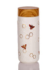 Honey Bee Ceramic Travel Mug / Gold 12.3 oz by ACERA LIVEN