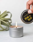 Trio of Tin Soy Candle - Scented with Bergamot and Lavender Essential oils
