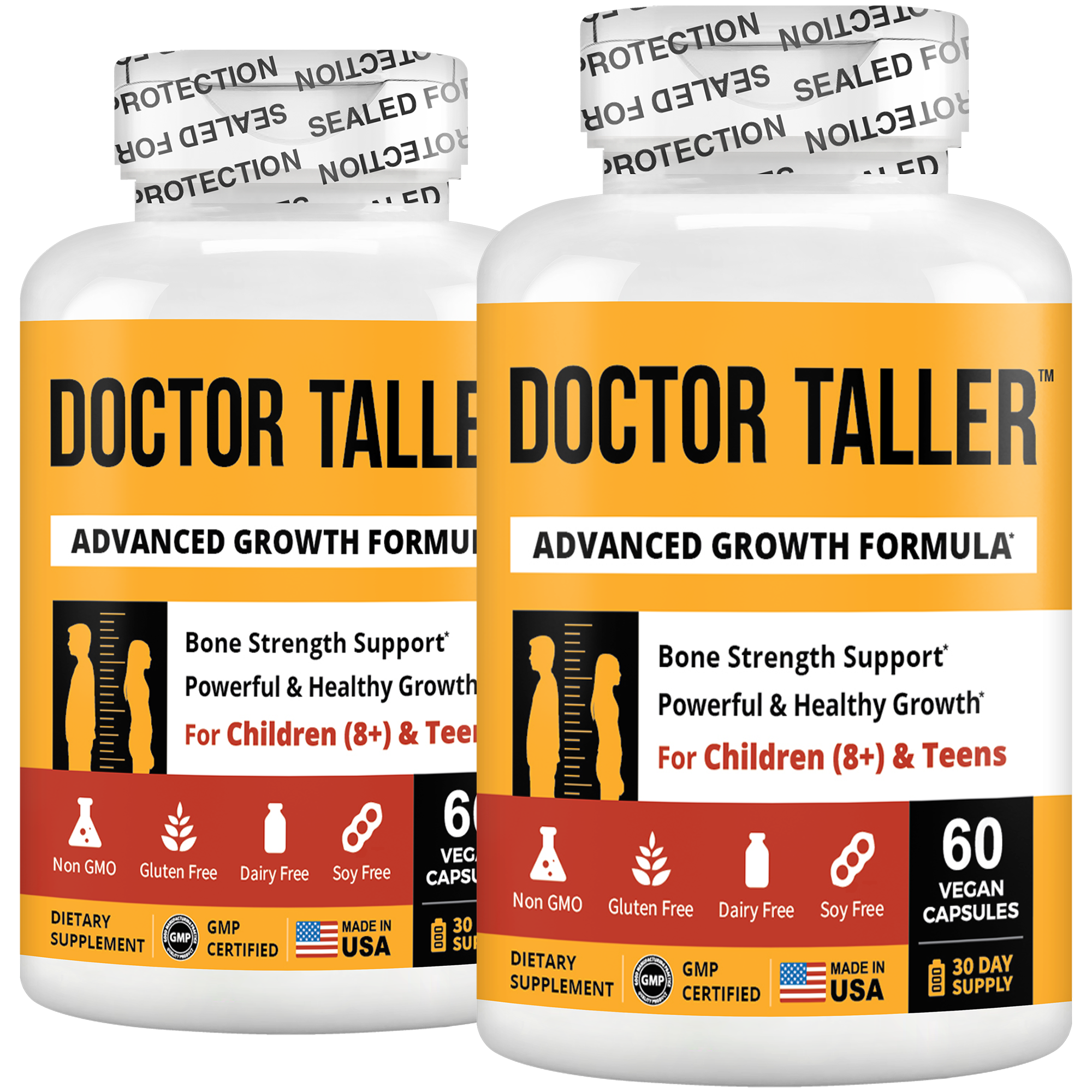 Doctor Taller Kids, Grape Multivitamins, Ages 2-9, 60 Vegan Chewables by NuBest Nutrition®