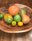 Large Live Edge Bowl - Monogram/Letter Engraving by Tuckahoe Hardwoods