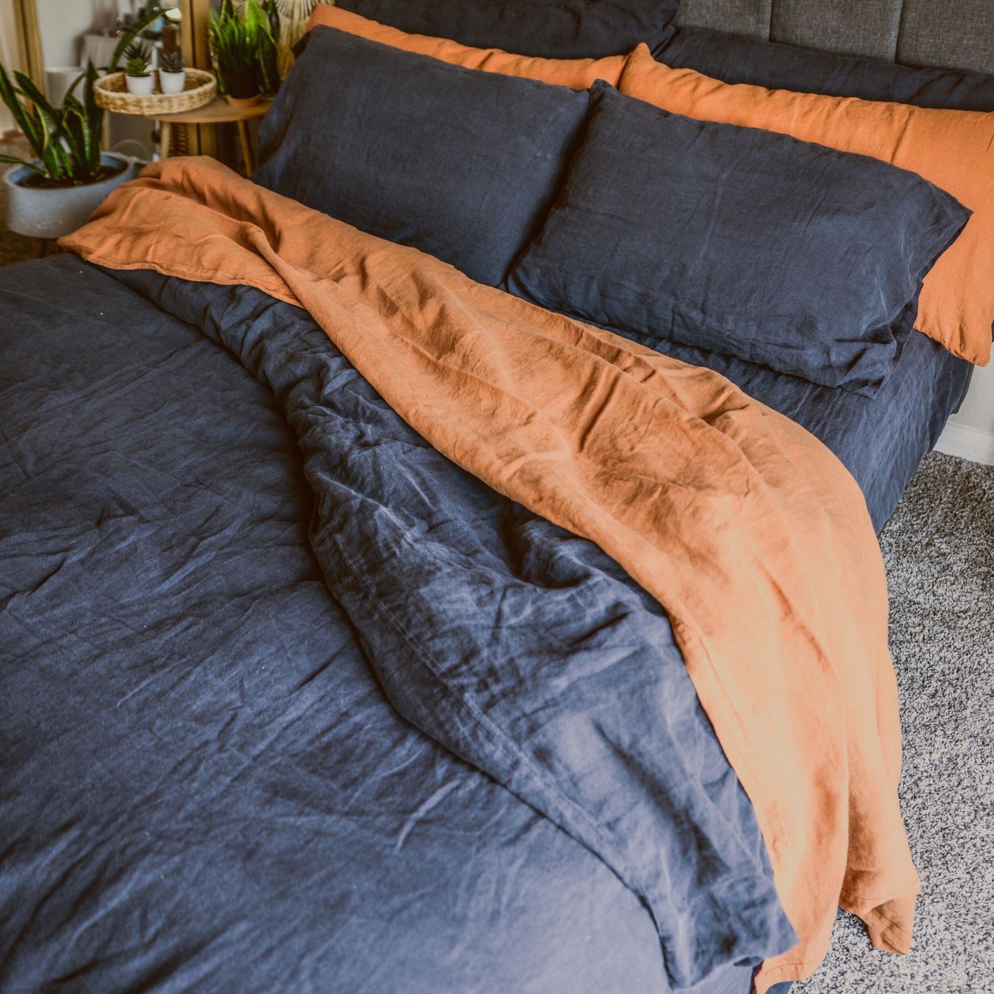 Duvet Cover Set by Beflax Linen