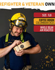 EMERGENCY ROAST (FULL CITY ROAST) by fire grounds coffee company