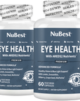 Eye Health, Advanced Formula for Healthy Vision & Blue Light Support, 60 Vegan Capsules by NuBest Nutrition®