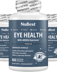 Eye Health, Advanced Formula for Healthy Vision & Blue Light Support, 60 Vegan Capsules by NuBest Nutrition®