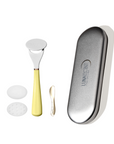 LUNAESCENT Touch-Free Skincare Applicator with Spatula + Carry Case with Mirror