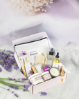 Spa Gift Box, Natural Lavender Bath & Body Relaxing Package for Friend