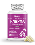 Hair Xtra, Premium Hair Growth Support for Men & Women, 60 Vegan Capsules by NuBest Nutrition®