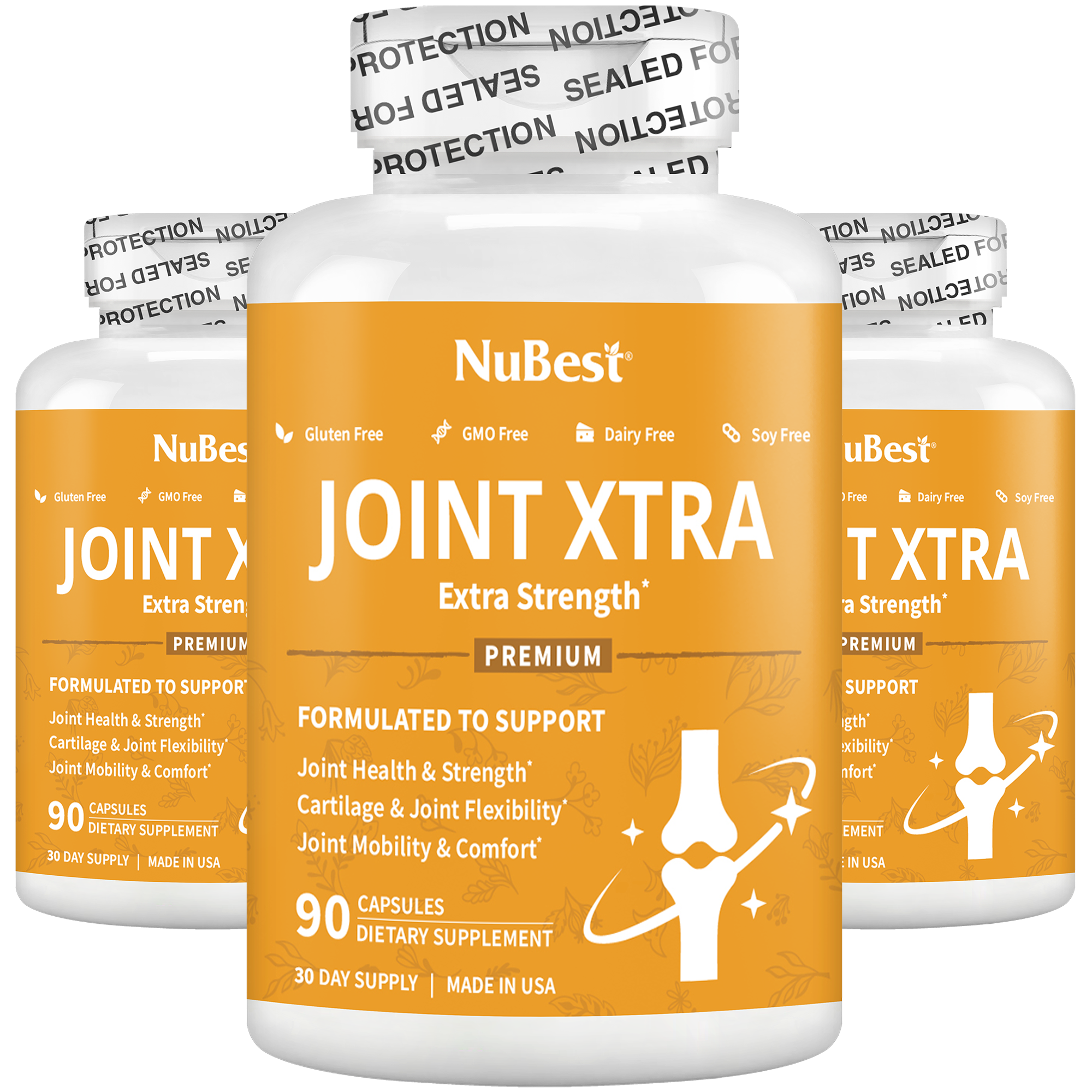 Joint Xtra, Advanced Formula for Joint Strength, Flexibility &amp; Comfort, 90 Capsules by NuBest Nutrition®