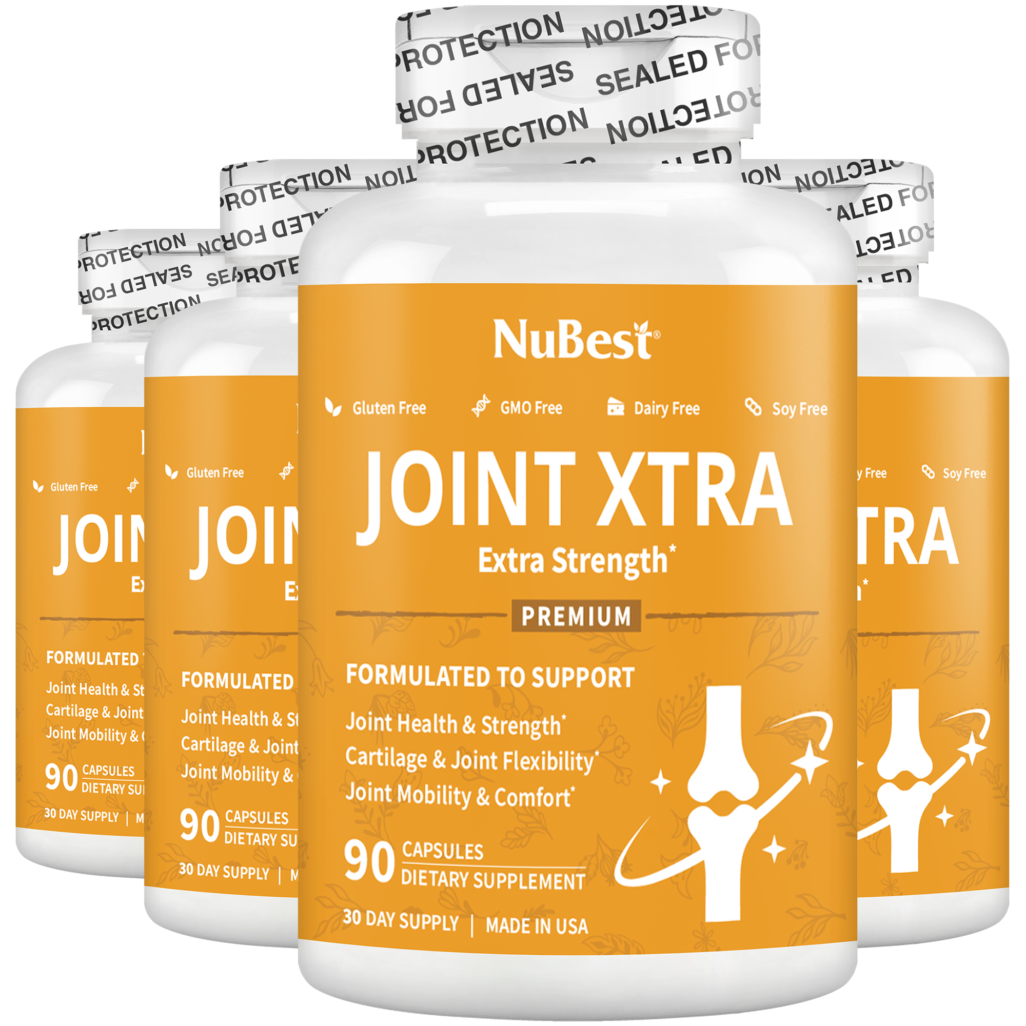 Joint Xtra, Advanced Formula for Joint Strength, Flexibility &amp; Comfort, 90 Capsules by NuBest Nutrition®