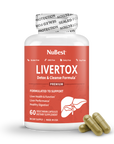 LiverTox, Advanced Formula for Liver Detox, Cleanse & Digestion, 60 Vegan Capsules by NuBest Nutrition®